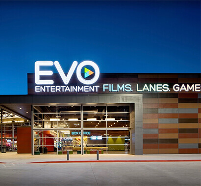 EVO Entertainment Destination in Kyle, TX