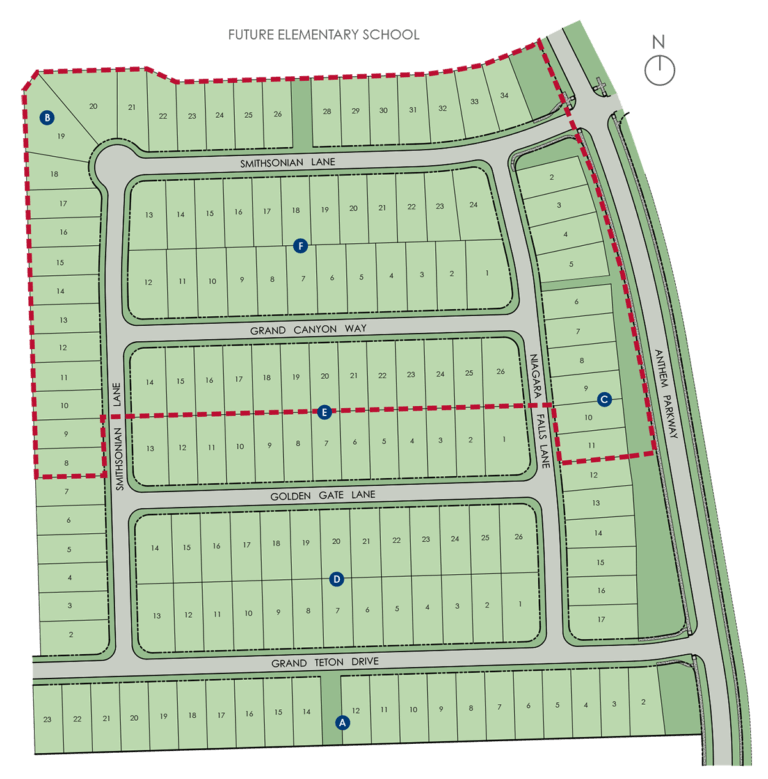 Phase 2 & 3 Newmark Homesites Site Plan