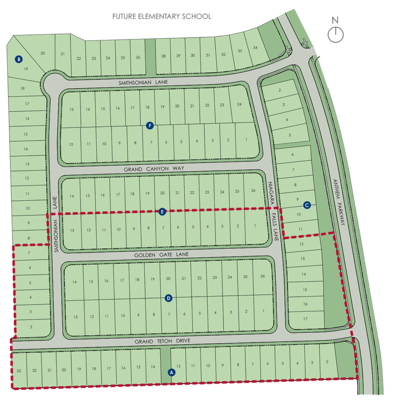 Phase 2 & 3 Ashton Woods Homesites Site Plan
