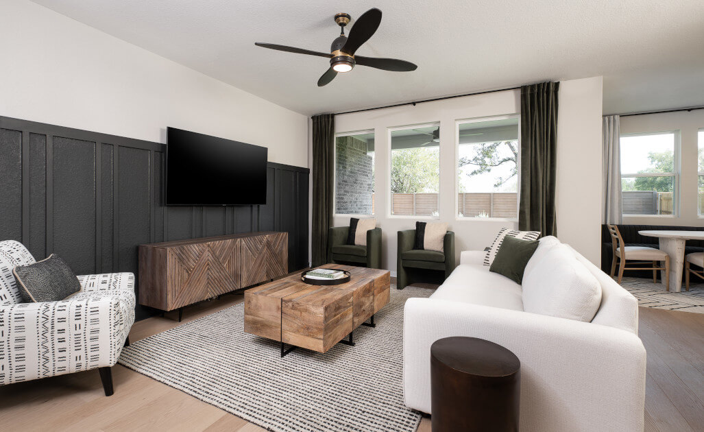 Family Room Photo of Ashton Woods model in Anthem