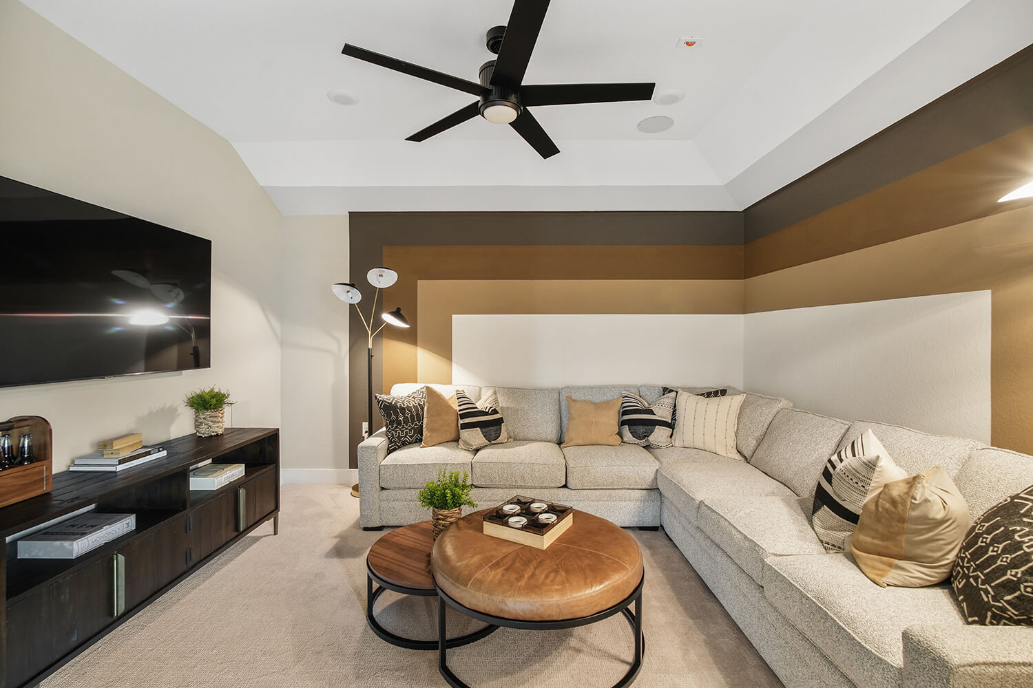 Newmark Homes Model Home Gameroom Photo