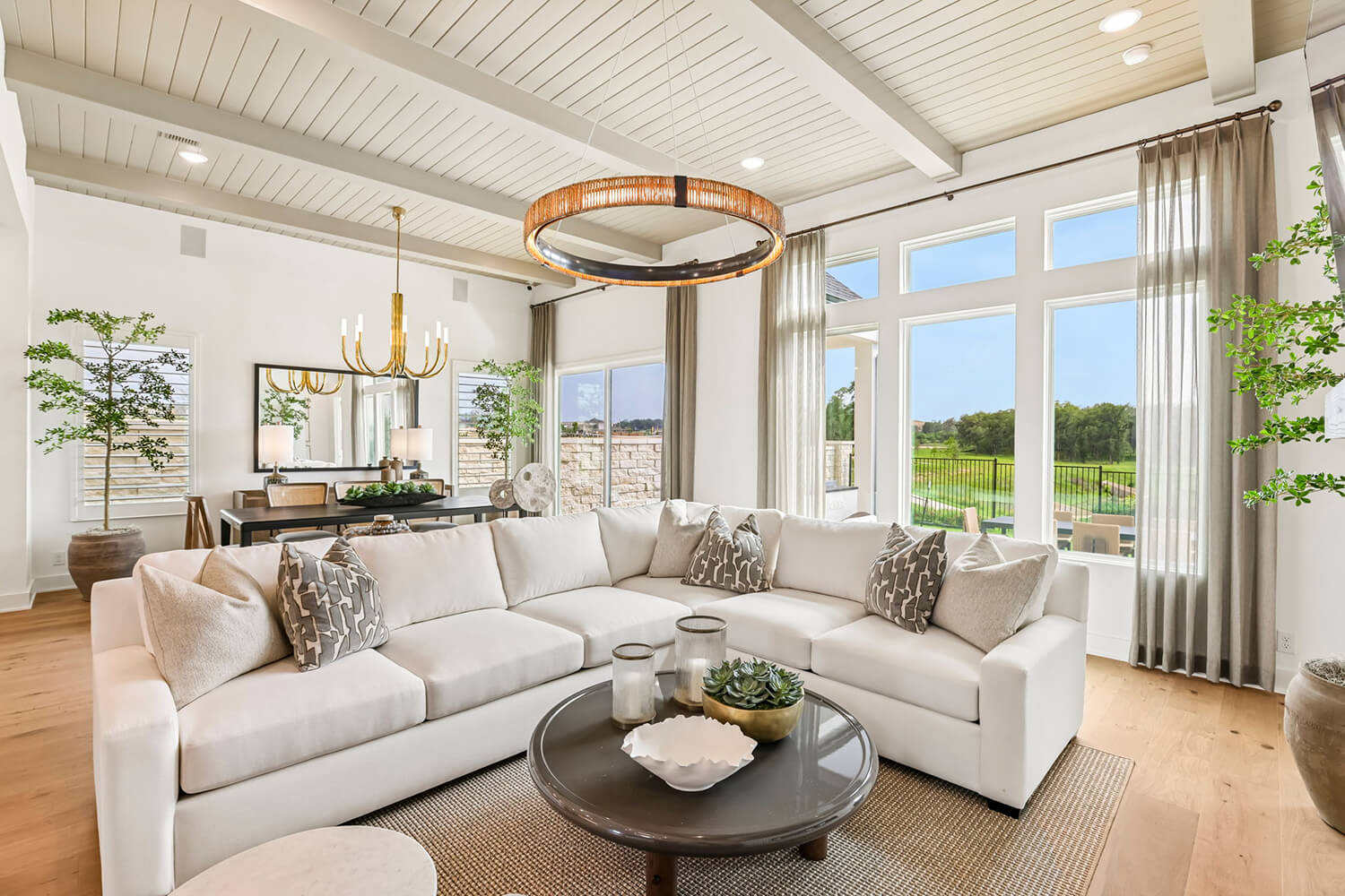 Risewell Homes Model at 443 Resurrection Dr Living Room Photo 2