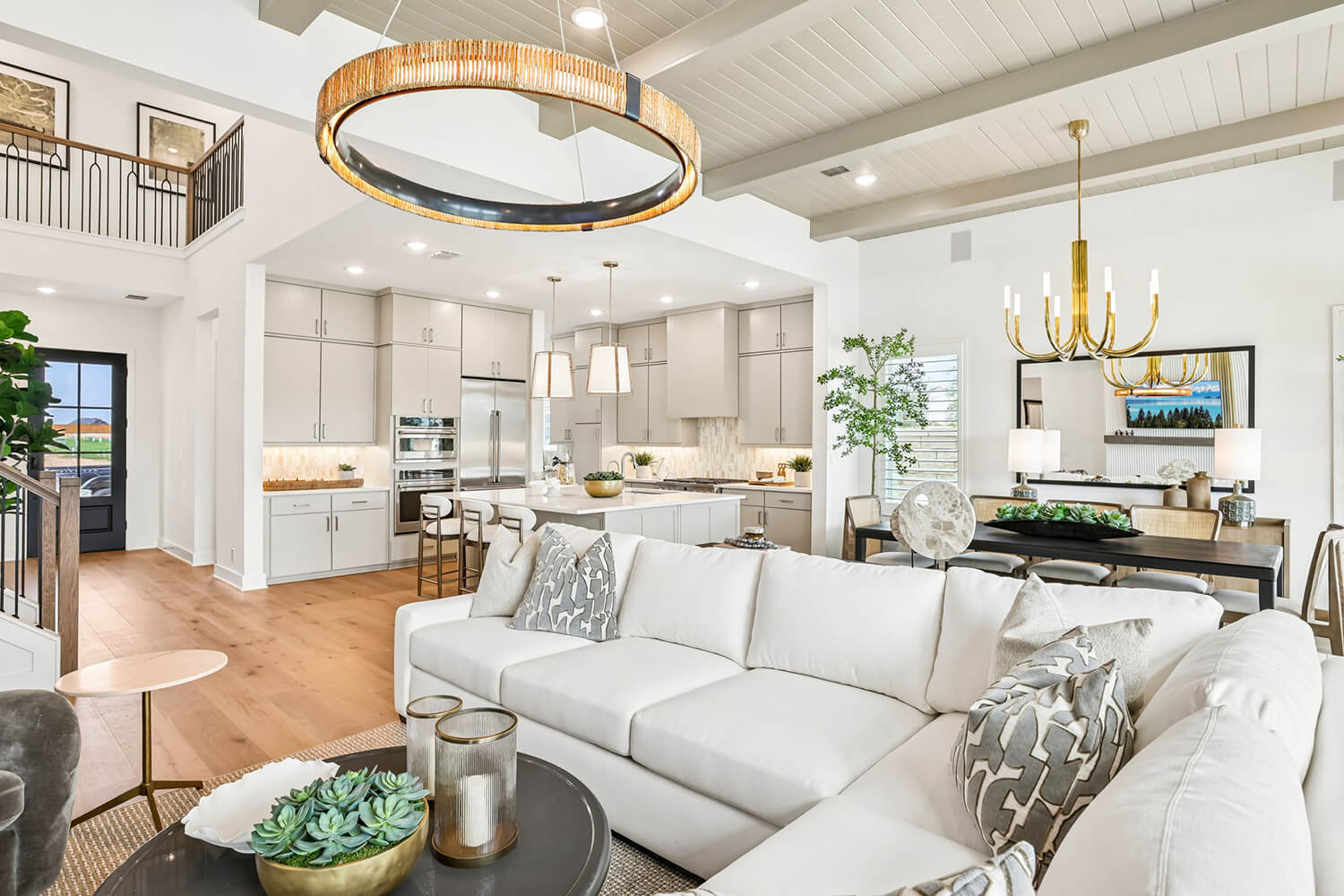 Risewell Homes Model at 443 Resurrection Dr Living Room Photo