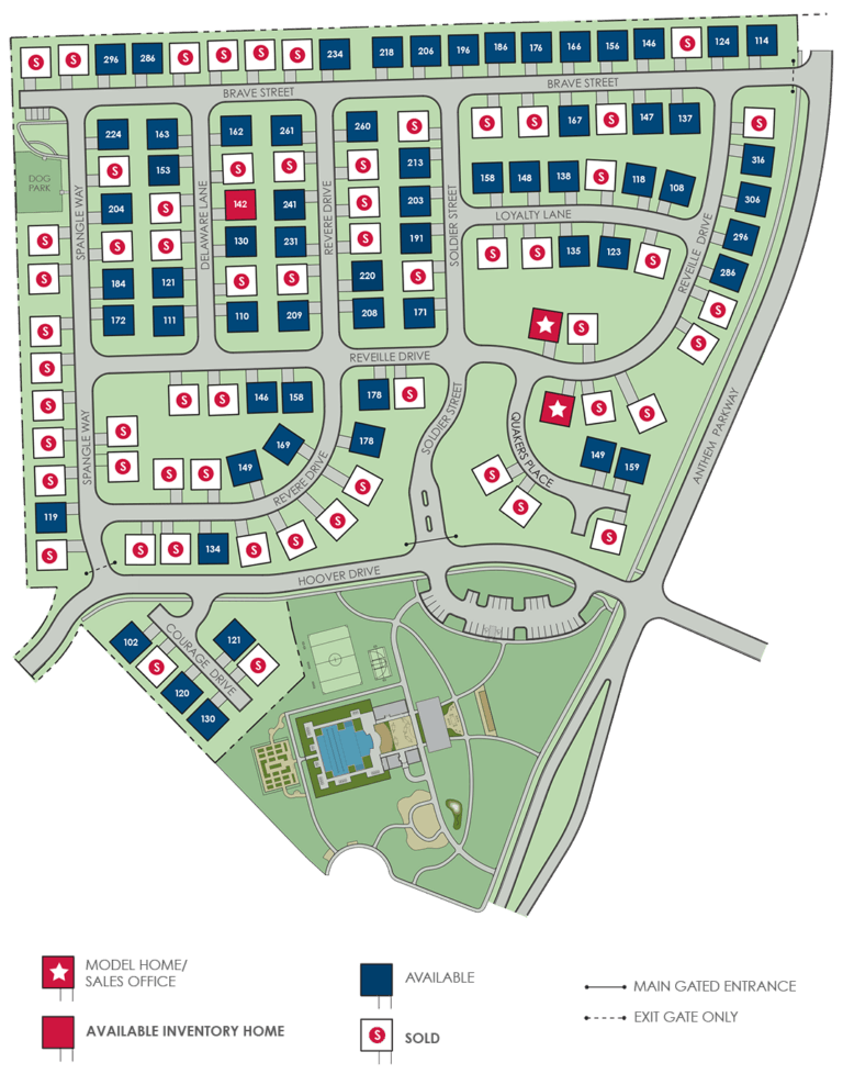 Anthem Cottages Site Plan 10-23-26